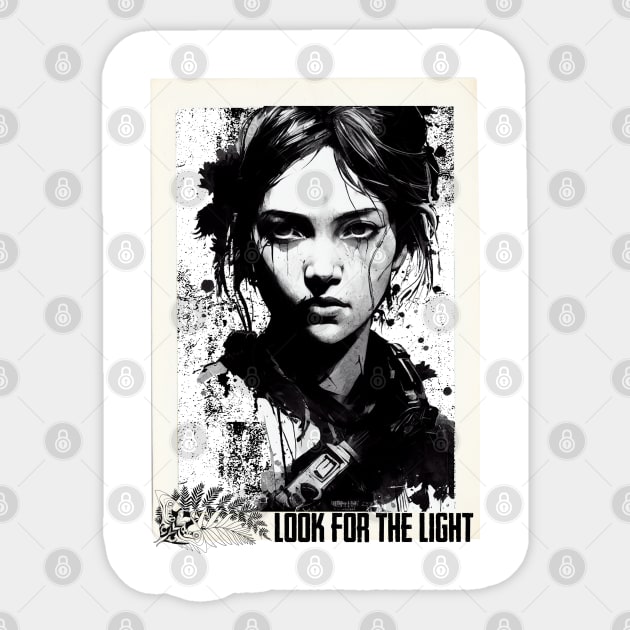 Look for the light, The Last of us Sticker by Teessential